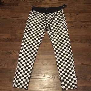 Forever 21 Pants - 🔥CHECKERBOARD pants 🔥black & white pattern Forever 21 Pants - 🔥CHECKERBOARD pants 🔥black & white pattern
